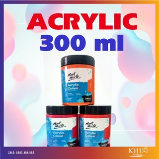 Acrylic signature Mont Marte 300ml _48 mã màu_cao cấp chính hãng [Khuê artshop_hỏa tốc]
