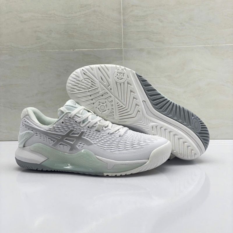 Giày nữ Asics tennis gel resolution 9 (2màu) tặng kèm vớ ASICS
