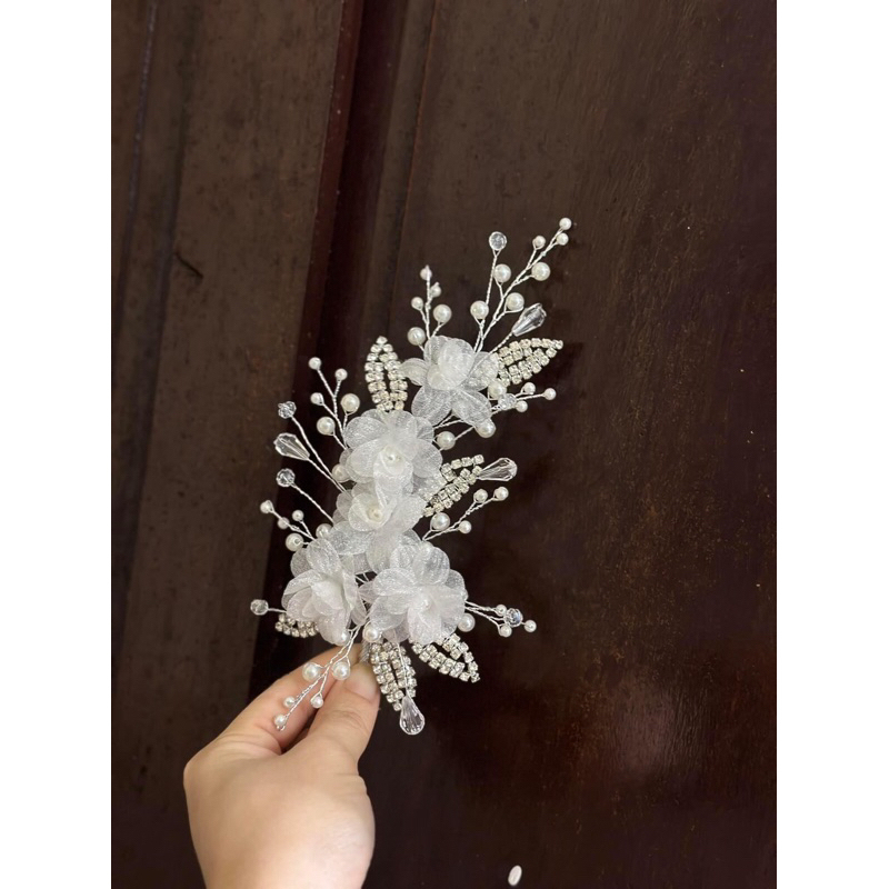 Ốp cài hoa mẫu mới Cài Tóc Cô Dâu