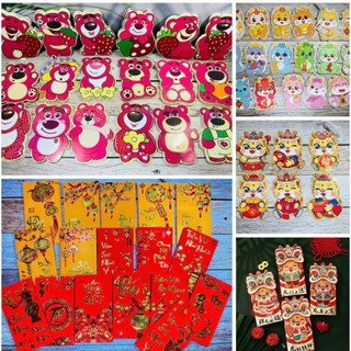 Bao lì xì tết 2024, bao lì xì tết gấu dâu, lì xì hình rồng 2024, lì xì đỏ vàng, lì xì lân, lì xì to rẻ đẹp, lì xì cute