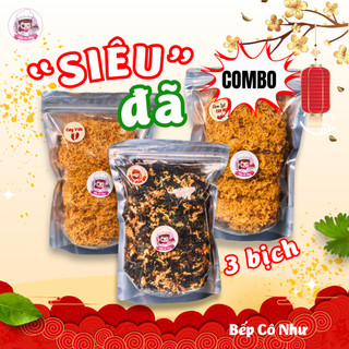  Combo Siêu Đã - Cơm cháy giòn rụm - 3 túi 250g | Đồ ăn vặt Bếp Cô Như 