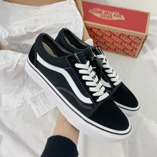 Giày vans vault old skool, giày vans đen vạch trắng nam nữ bản cao cấp. giày vans đen basic, full bill box