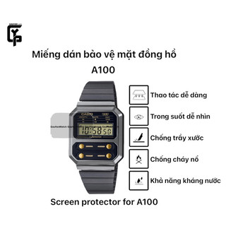 Miếng dán bảo vệ mặt đồng hồ cho Casio A100