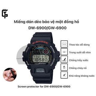 Miếng dán dẻo bảo vệ mặt đồng hồ cho casio g-shock dw-6900 và gw-6900