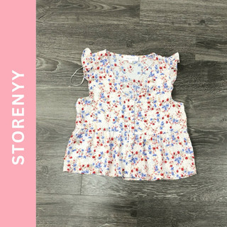 Áo voan linen Y2K Babydoll Top