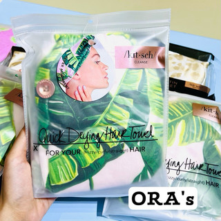 Khăn quấn tóc KITSCH Microfiber Hair Towel in Palm Print