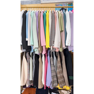 khoác vest blazer kiểu HONGKONG chọn live