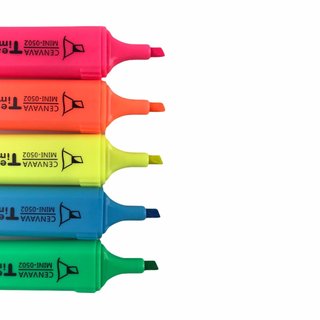 Bút Dạ Quang Mini 0502 CENVAVA 6 màu