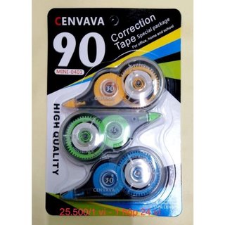 xóa kéo  vỉ 3 cây 0401 CENVAVA