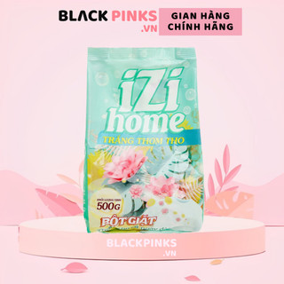 Bột giặt izi home trắng thơm tho túi 500g