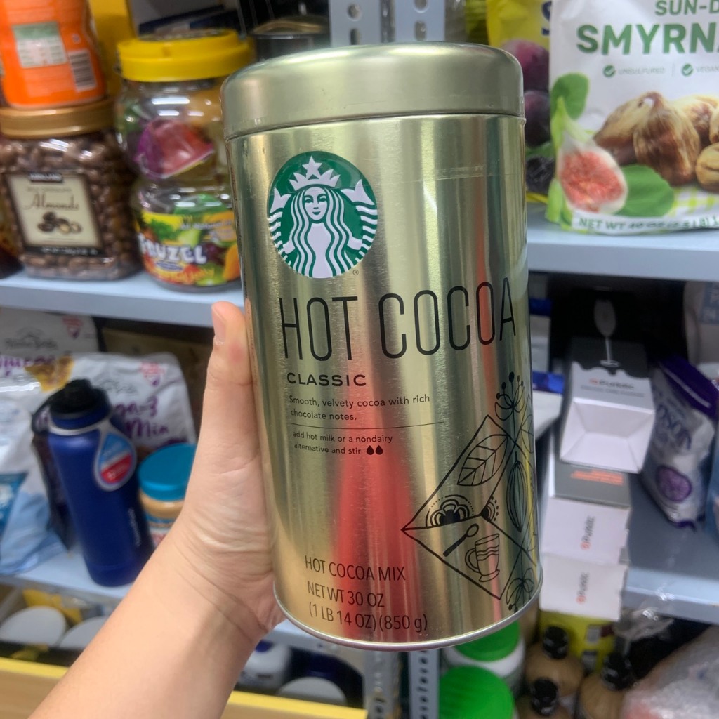 Bột ca cao date 5/2025  Starbuck Hot Cocoa Classic - EDS Hàng Mỹ
