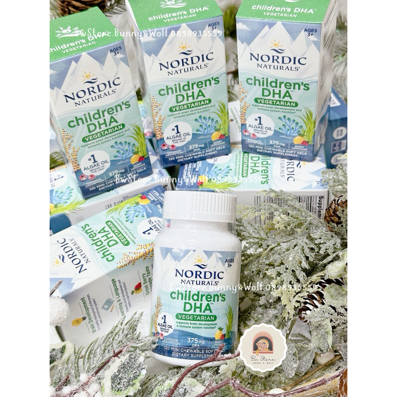 DHA Viên Gel Nordic Naturals Children's cho bé từ 3-6 tuổi