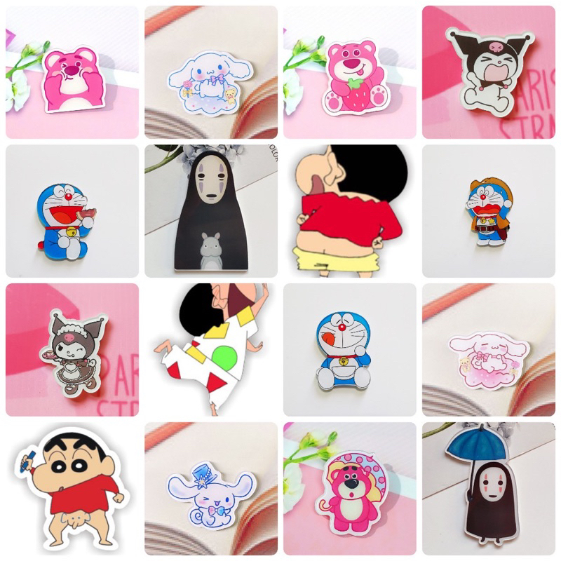 SET 5 CÁI Huy hiệu, pin cài mix mẫu
