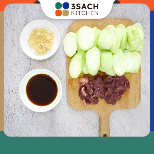 [RTC] Mướp Hương Xào Tim Heo (Khay 400g)