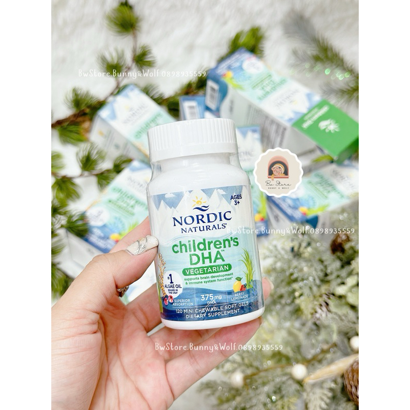 DHA Viên Gel Nordic Naturals Children's cho bé từ 3-6 tuổi
