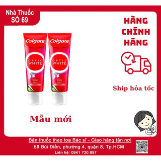 Kem đánh răng Colgate Optic White Sparkling White 100g