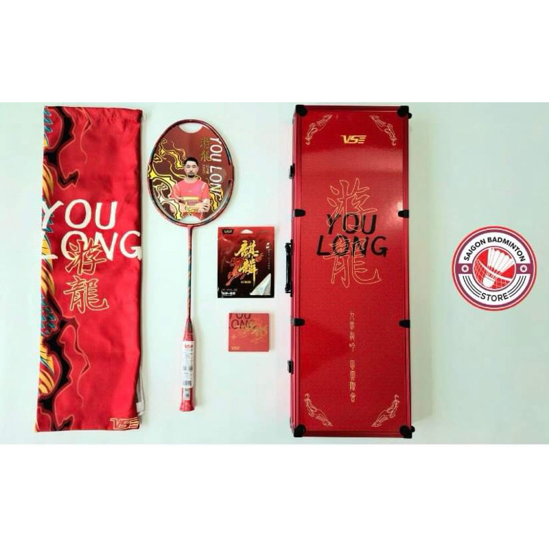 Set vợt cầu lông VS YouLong đỏ tết 2024 nội địa chính hãng