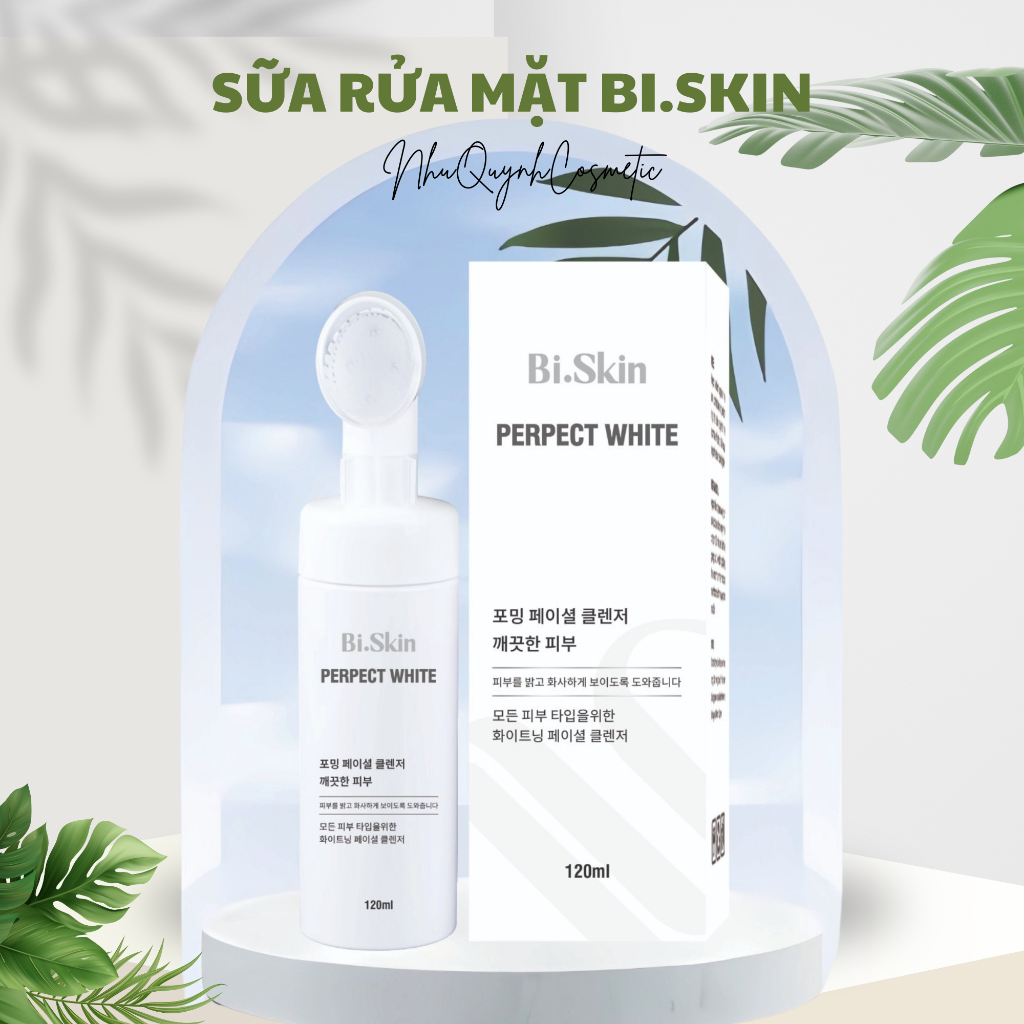 Sữa Rửa Mặt Tạo Bọt, Bạc Hà Sạch Sâu Có Đầu Rửa Silicon