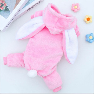 Bộ thỏ bông hồng chó mèo