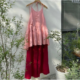 DOB - Set yếm linen Hoàng Cát