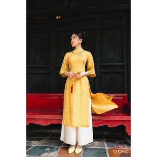 D.CHIC Áo dài Minh Thư MS: 1831916 KHÔNG BAO GỒM QUẦN LỤA