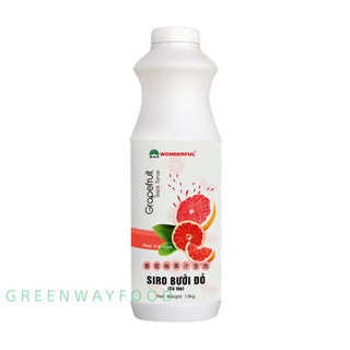 Siro Bưởi đỏ Wonderful chai 1.3kg