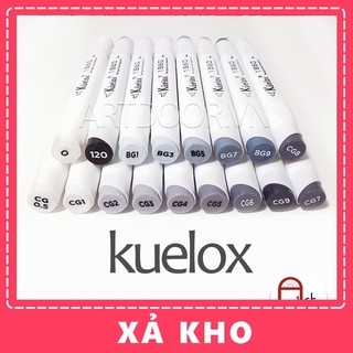 [ARTDOOR] Bút Marker KUELOX hai đầu cây lẻ (full) - [xả kho]