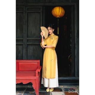 D.CHIC Áo dài Minh Thư MS: 1831916 KHÔNG BAO GỒM QUẦN LỤA