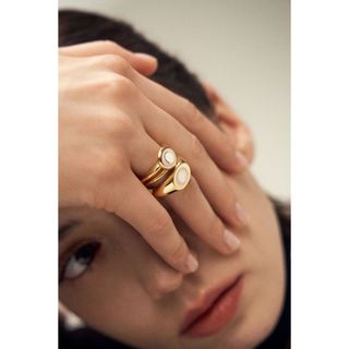 Nhẫn đồng mạ vàng AURUM Hanoia