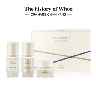  Bộ dưỡng 3 món Phục hồi năng lượng làn da The history of Whoo Royal Regina 3pcs