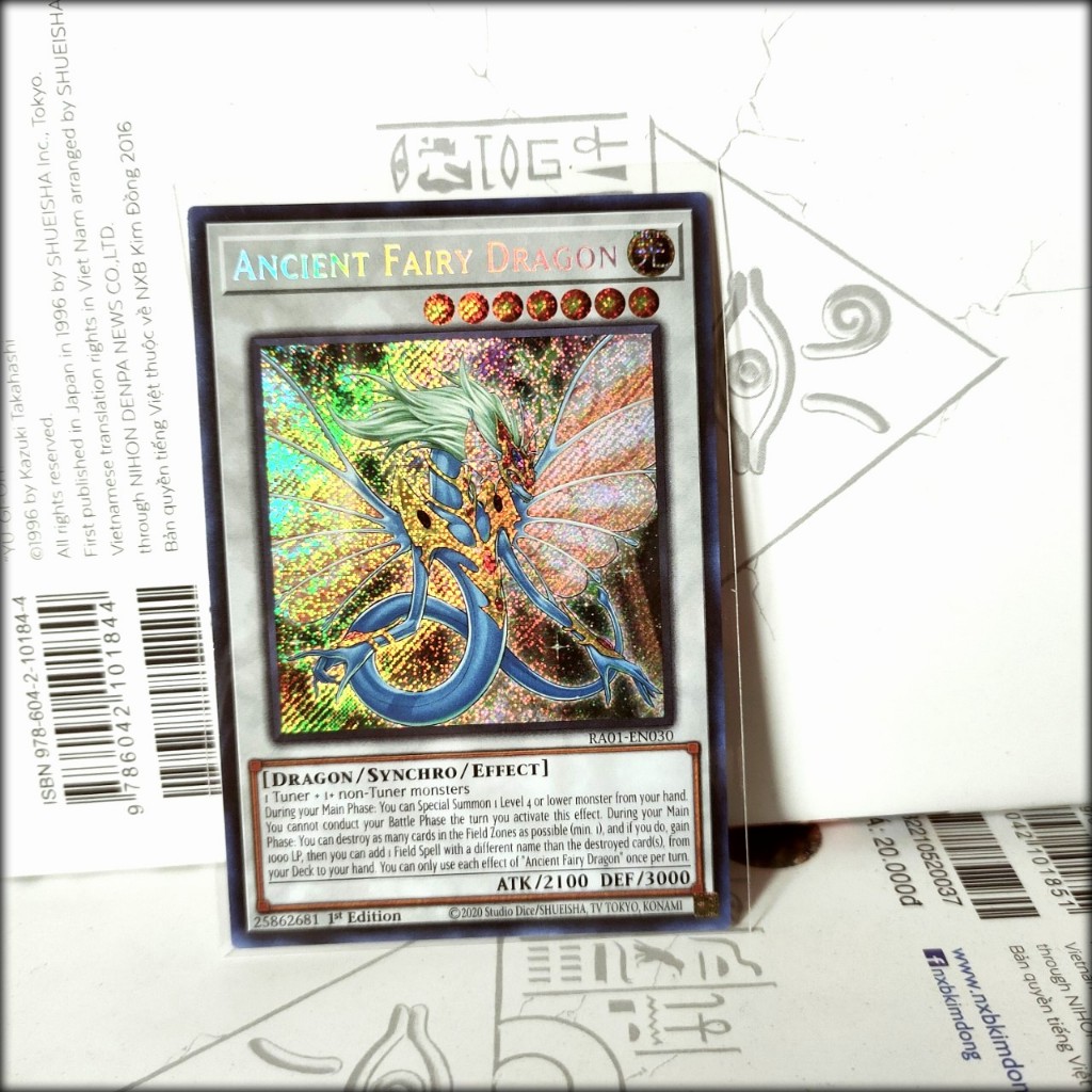 Thẻ bài Yugioh Chính Hãng Ancient Fairy Dragon