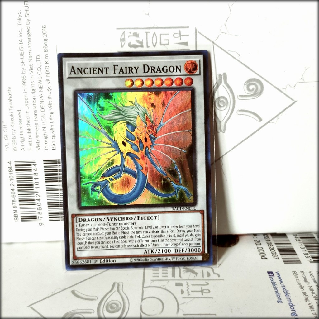 Thẻ bài Yugioh Chính Hãng Ancient Fairy Dragon