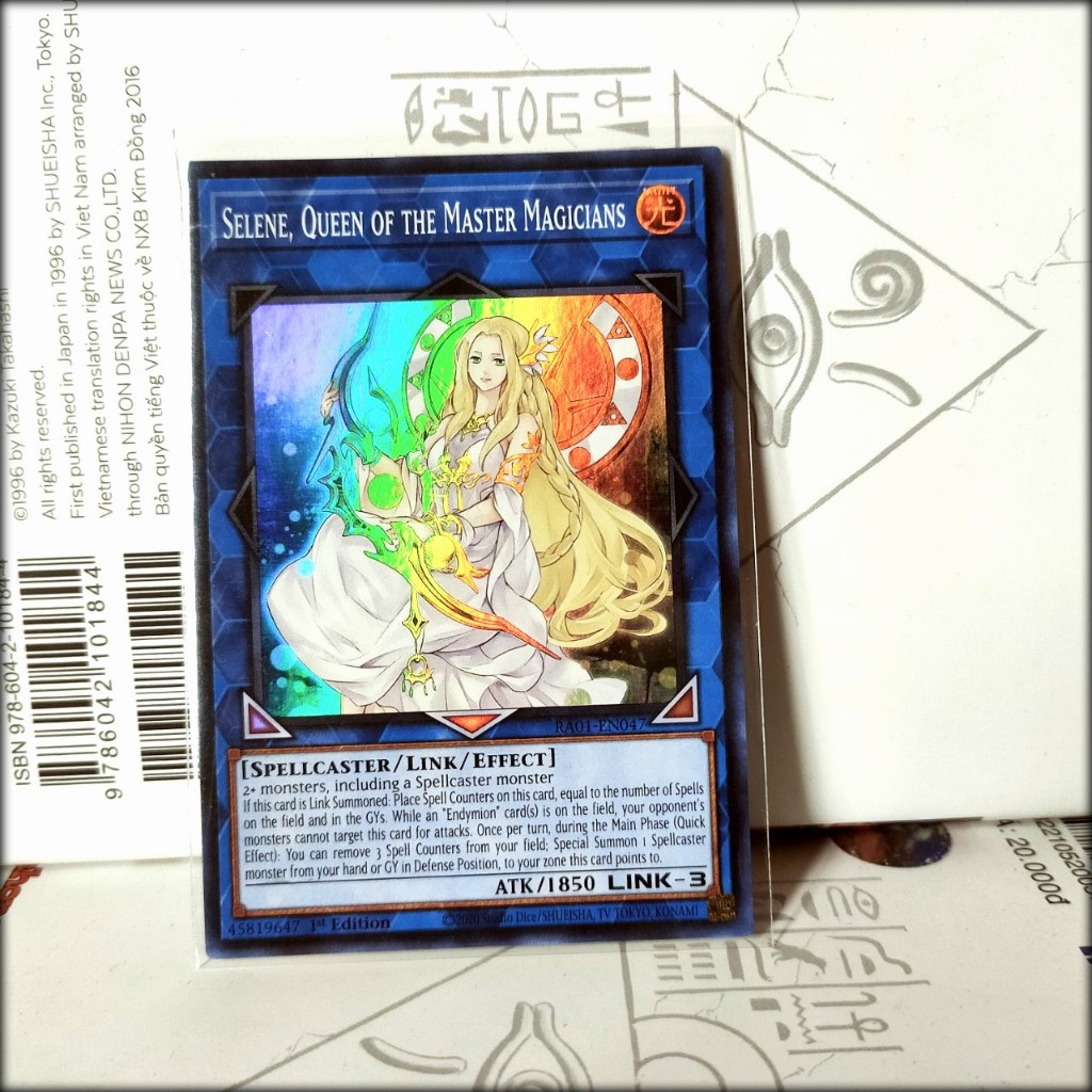 Thẻ bài Yugioh Chính Hãng Selene, Queen of the Master Magicians