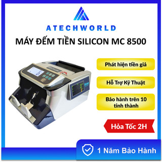 Máy đếm tiền thế hệ mới silicon mc 8500 - hàng chính hãng - bh 12 tháng - có xuất vat