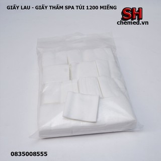 Giấy lau cắt sẵn, giấy thẩm mỹ cắt sẵn dùng trong thẩm mỹ, spa, phun xăm