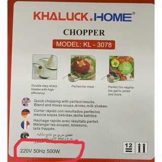 Máy Xay Thịt Khaluck.home KL-3078