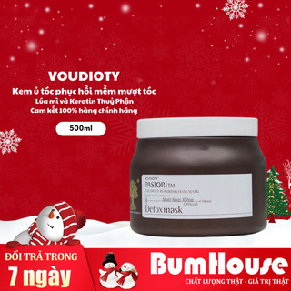 Kem ủ tóc phục hồi và thải độc Biotin Collagen Voudioty Detox Mask 500ML