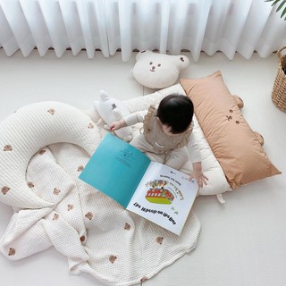 Gối Mặt Trăng Trần Bông YeeHoo Cho Bé Phong Cách Hàn Quốc Kích Thước 55cm*25cm*13cm