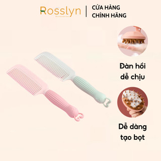 Lược chải tóc tay cầm hình thỏ dễ thương chống tĩnh điện Rosslyn Cosmetic QT138