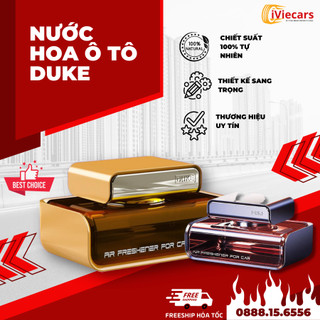 Nước hoa ô tô Duke cao cấp nhập khẩu từ Pháp chiết xuất 100% từ thiên nhiên khử mùi chống say xe tốt cho sức khỏe