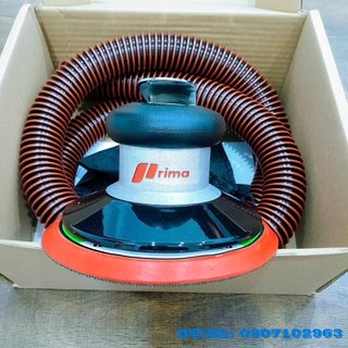 Máy chà nhám hơi tròn cốt thép, đế gai 6in có hút bụi