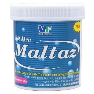 Combo 3 hũ - bột men tiêu hóa maltaz 120gr - hỗ trợ hấp thu tinh bột cho người tiêu hóa kém tinh bột