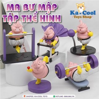 Mô hình Ma Bư mập tập thể hình siêu đáng yêu với nhiều bài tập kích thích vận động cho bé