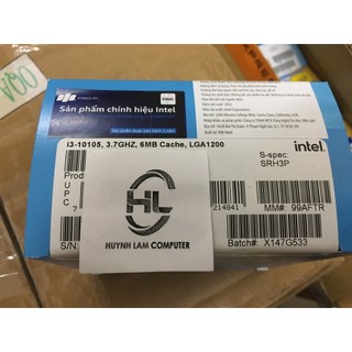 CPU Intel Core i3 10105 | Socket 1200 - New Box Chính hãng