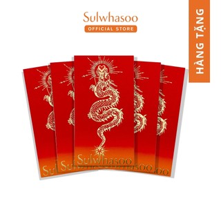 Set 5 bao lì xì sulwhasoo 2024 mừng xuân giáp thìn