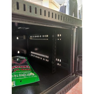 Tủ rack 4U treo tường, tủ mạng 4U cao cấp, dày chắc dùng lắp đặt hệ thống mạng và camera