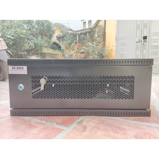 Tủ rack 4U treo tường, tủ mạng 4U cao cấp, dày chắc dùng lắp đặt hệ thống mạng và camera