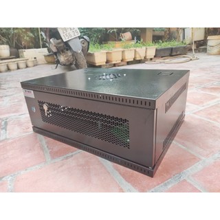 Tủ rack 4U treo tường, tủ mạng 4U cao cấp, dày chắc dùng lắp đặt hệ thống mạng và camera