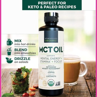 Dầu dừa MCT oil Sports Research, chuyển hóa chất béo, Medium chain Triglycerides, Nấu ăn làm bánh,dầu trộn. USA