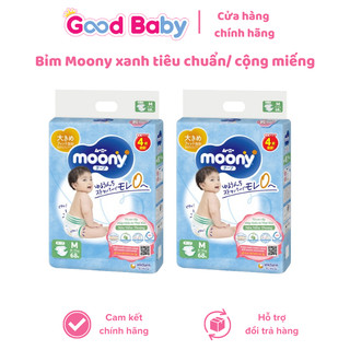 Tã/bỉm moony dán/quần blue/natural m58/m64/l54/l44/xl38/s84/newborn 90/xxl26